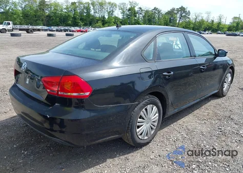 2014 Volkswagen Passat 2.5L S from USA, damaged, VIN 1VWAP7A3XEC008370